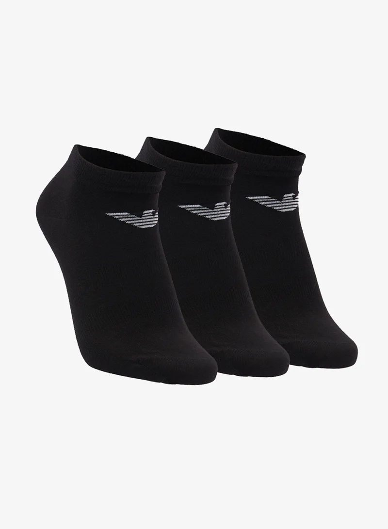 3 Pack Of Logo Ankle Socks